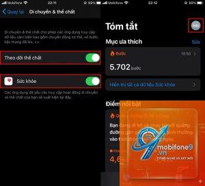 cách theo dõi bước chân bằng iphone