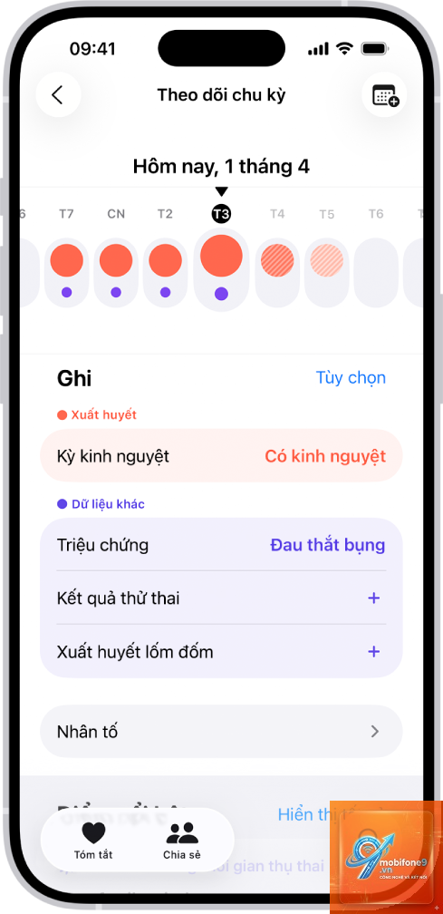 cách theo dõi chu kỳ trên iphone - Hình 4
