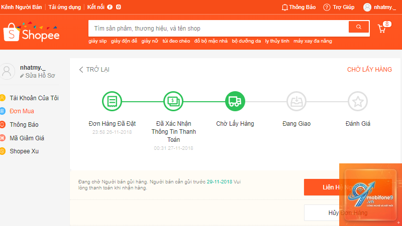 cách theo dõi đơn hàng shopee trên iphone - Hình 5