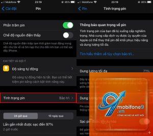 cách theo dõi pin thiết bị trên iphone