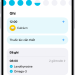 cách theo dõi thuốc trên iphone