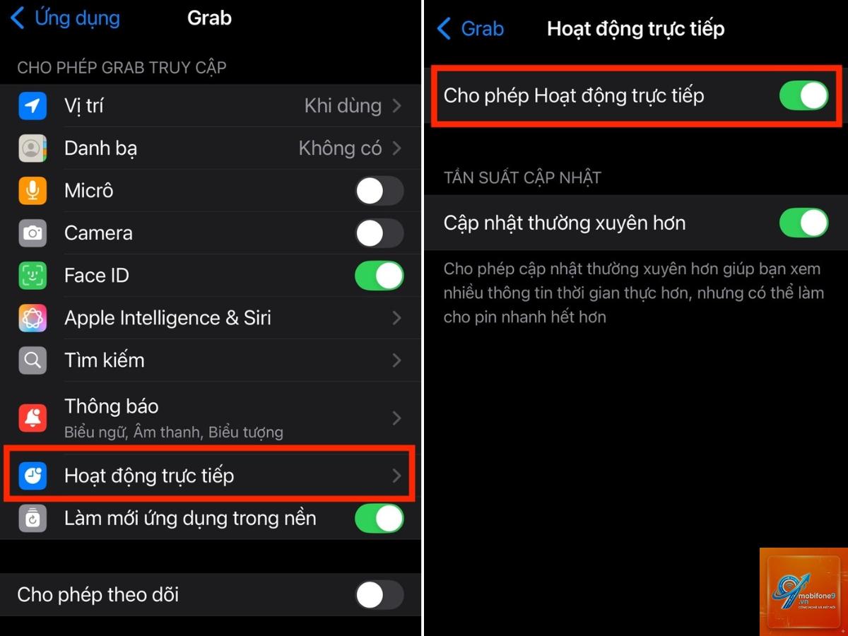 cách theo dõi xe công nghệ bằng live activities - Hình 3