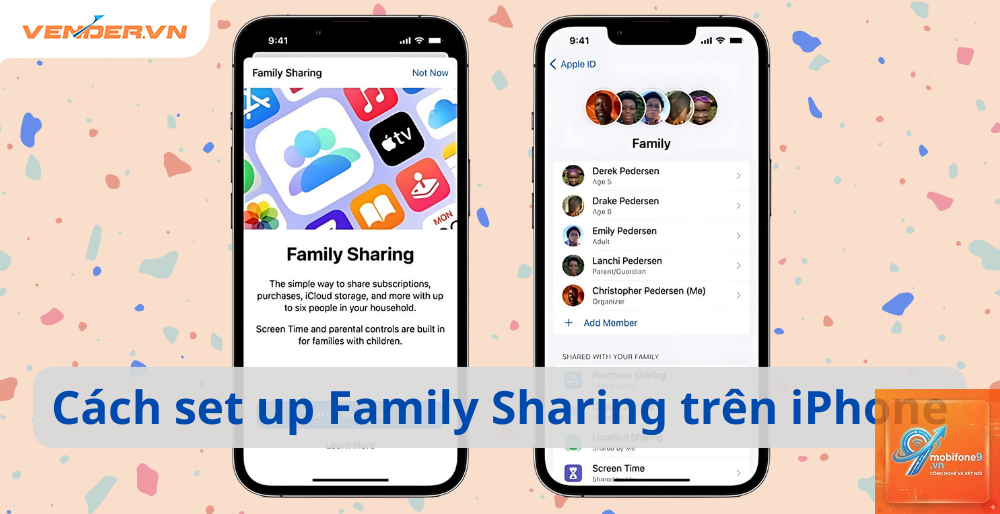 cách thiết lập family sharing iphone - Hình 4