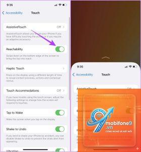 cách thu nhỏ màn hình iphone