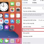 cách tiết kiệm dữ liệu di động iphone
