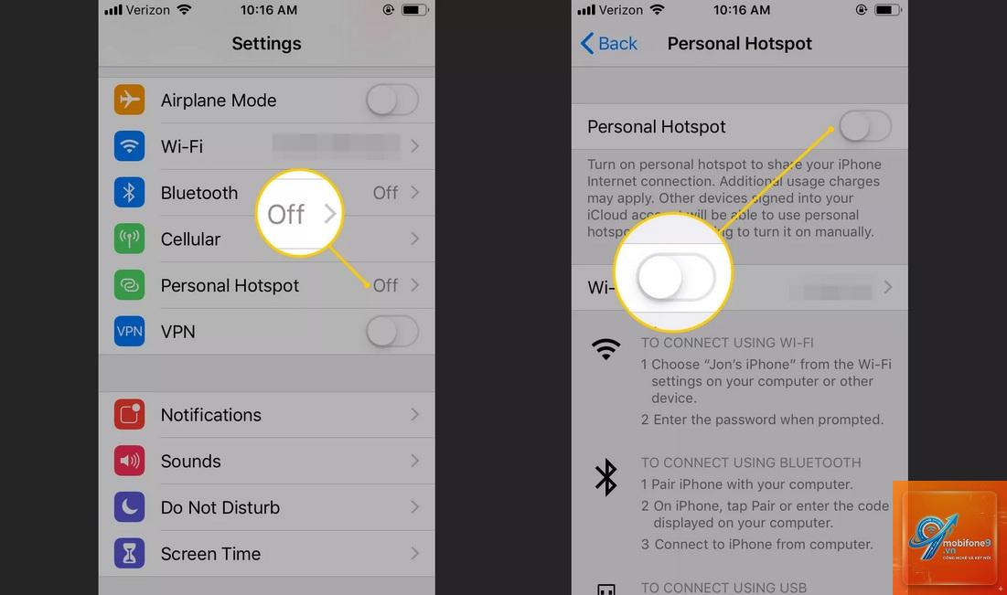 cách tiết kiệm pin khi phát hotspot iphone - Hình 4