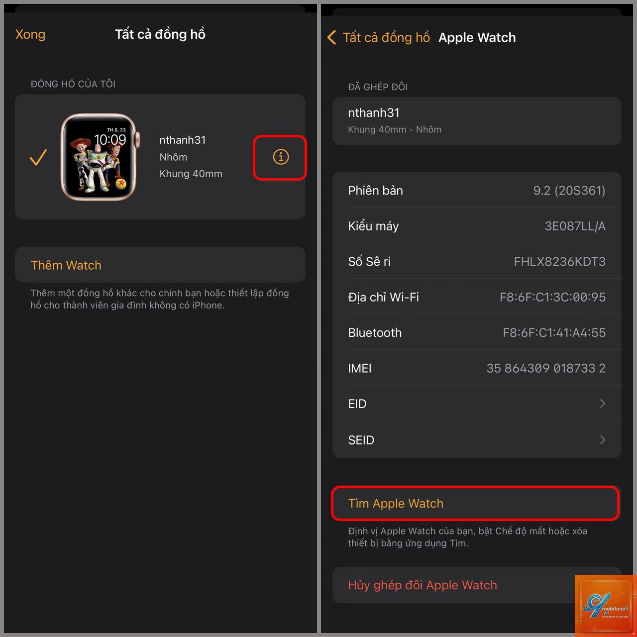 cách tìm apple watch bằng iphone - Hình 3