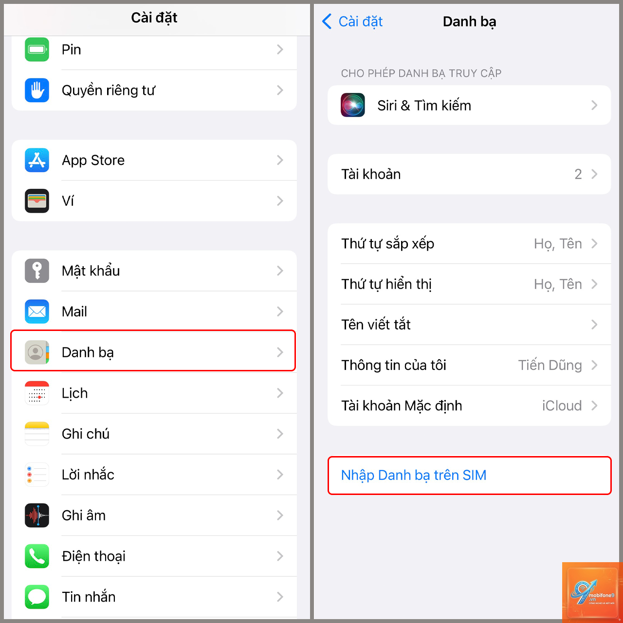 cách tìm danh bạ bị mất iphone - Hình 1
