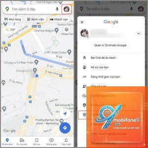 cách tìm đường bằng google maps trên iphone