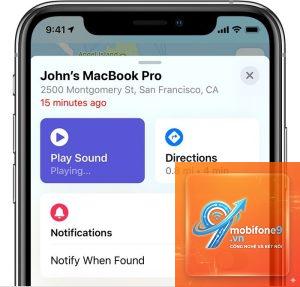 cách tìm macbook bằng iphone