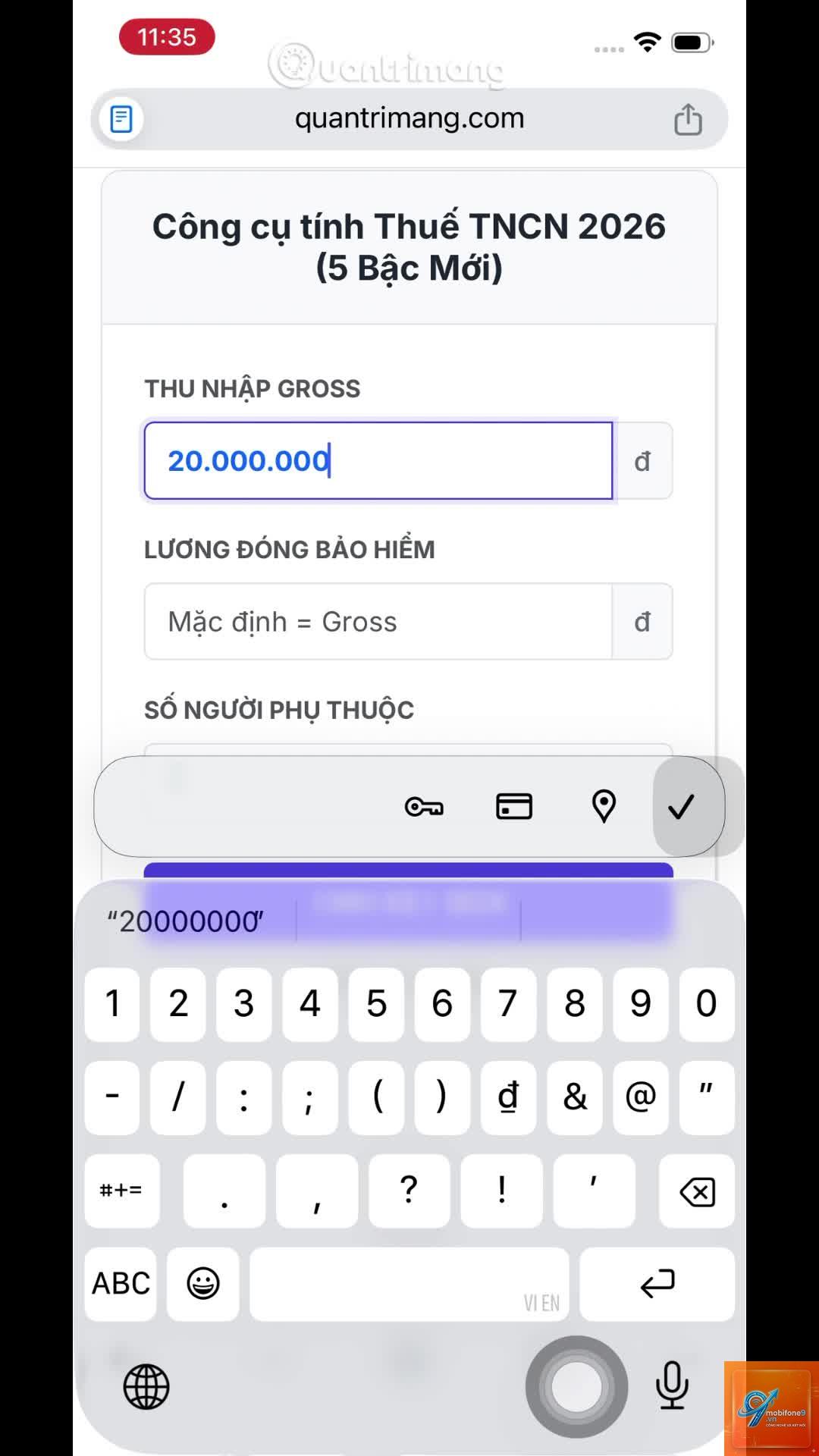 cách tính thuế trên iphone - Hình 5