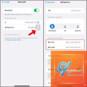 cách tùy chỉnh airpods trên iphone