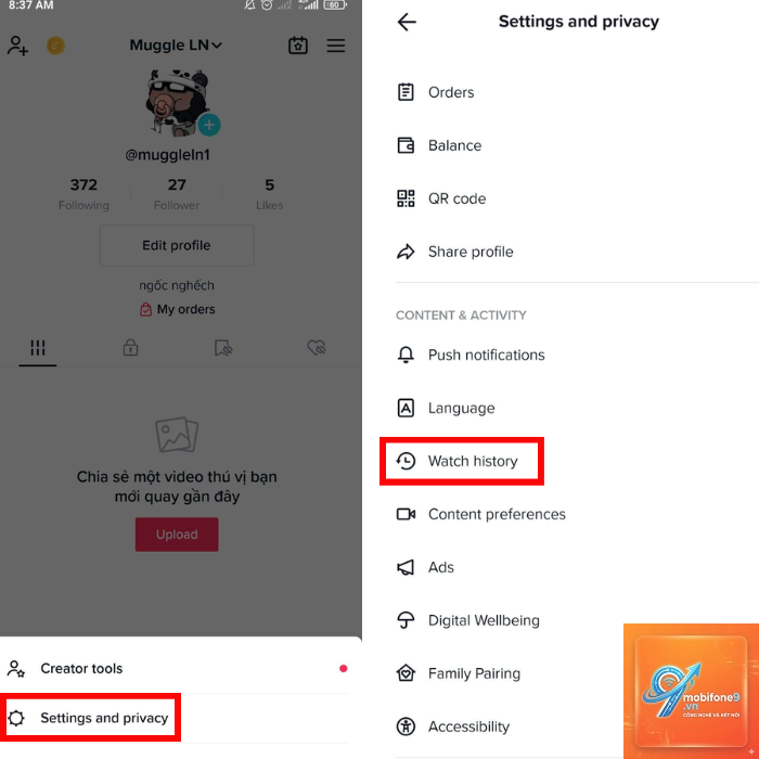 cách xem lịch sử live activities - Hình 1