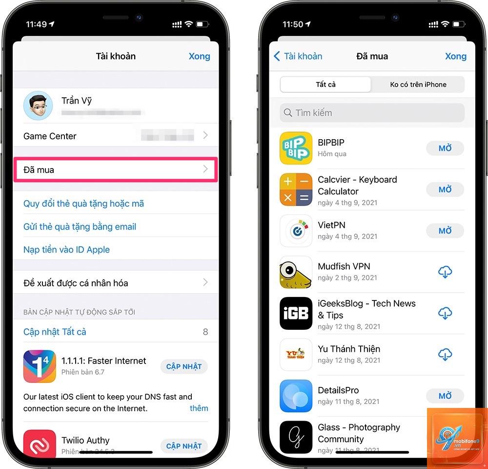 cách xem lịch sử tải ứng dụng iphone - Hình 4
