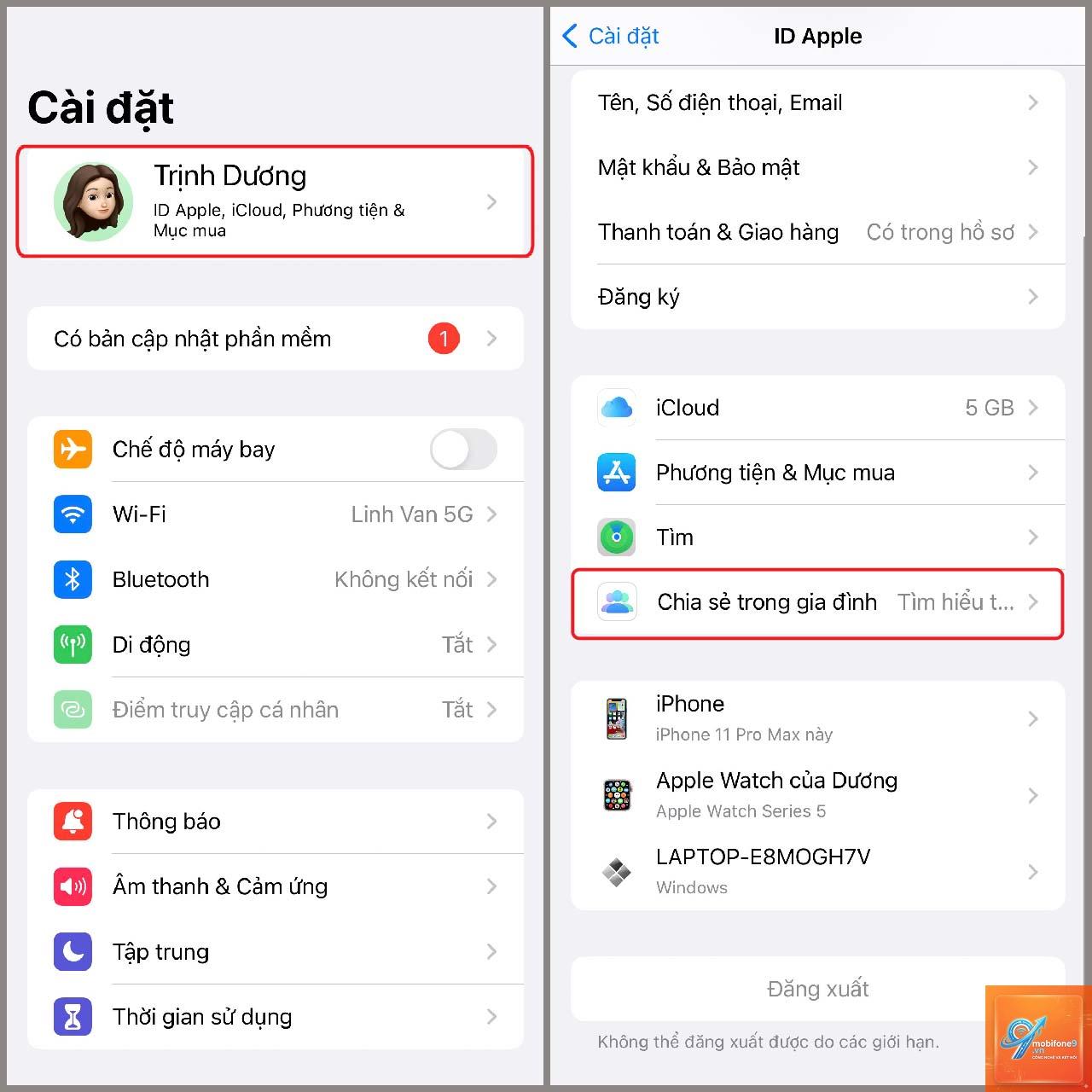 cách xem thiết bị gia đình iphone - Hình 1