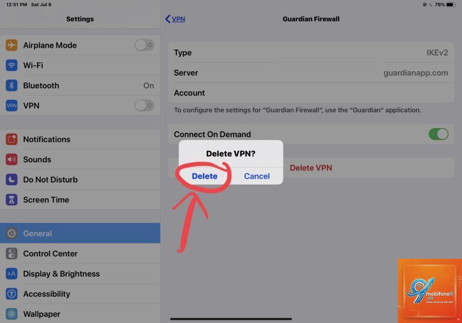 cách xóa cấu hình vpn iphone - Hình 4