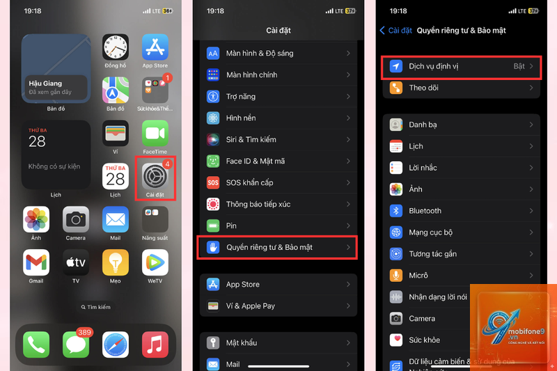 cách xóa dữ liệu vị trí iphone - Hình 5