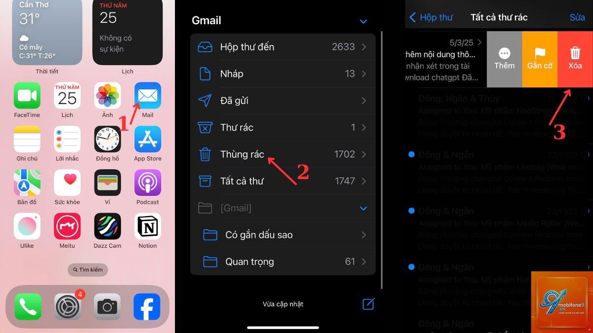 cách xóa email ẩn trên iphone - Hình 2