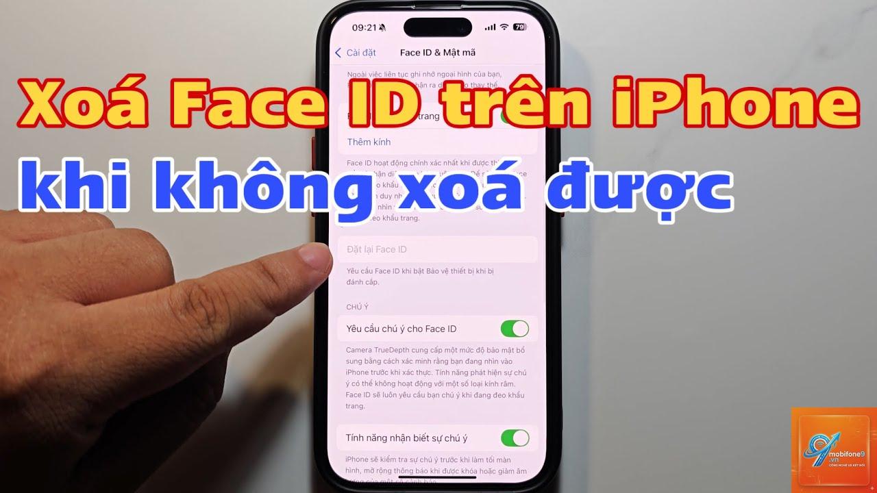 cách xóa face id iphone - Hình 3