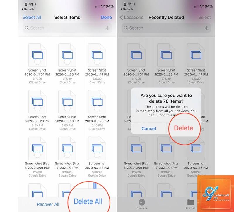 cách xóa file trên iphone - Hình 5