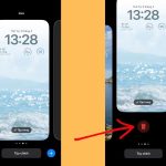 cách xóa hình nền iphone