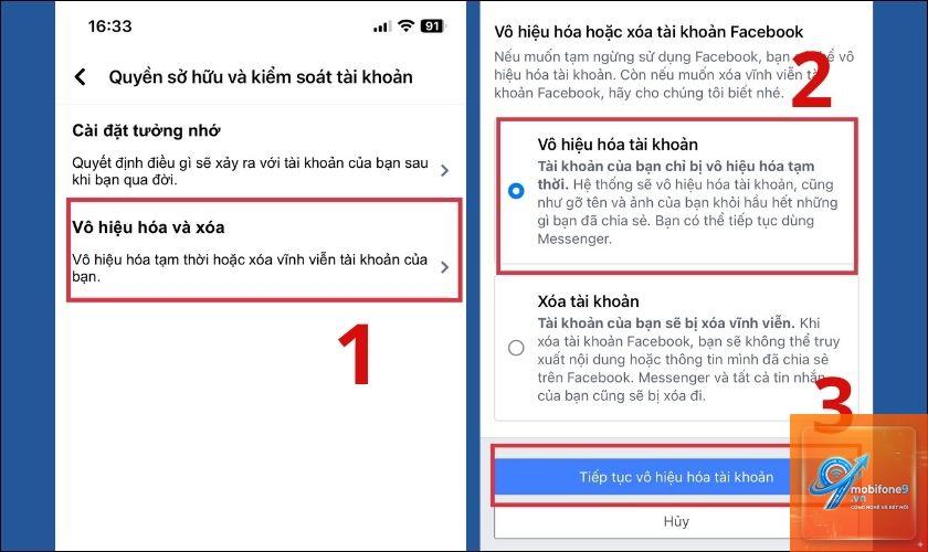 cách xóa tài khoản facebook trên iphone - Hình 3