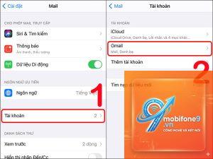 cách xóa tài khoản gmail trên iphone