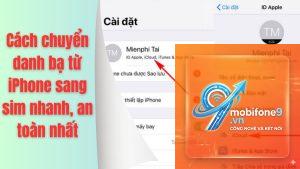 cách xuất danh bạ iphone ra sim