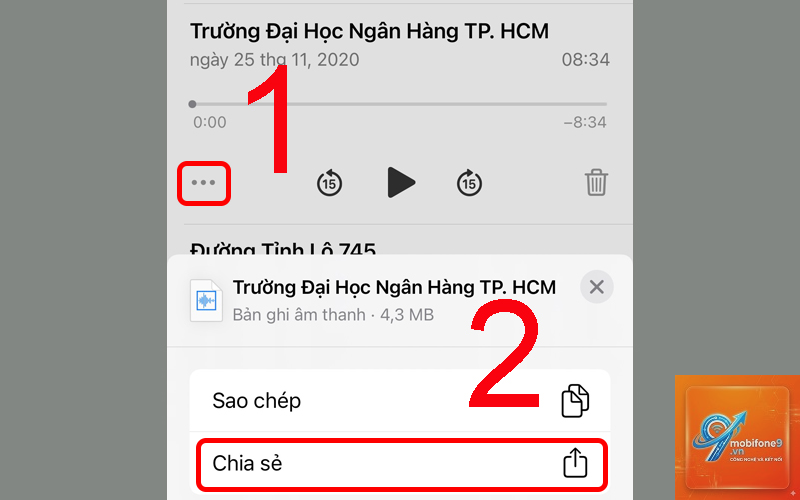 cách xuất ghi âm iphone - Hình 5
