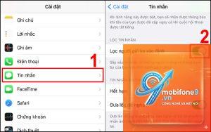 chặn tin nhắn trên iPhone