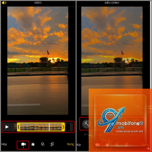 chỉnh sửa video trên iPhone