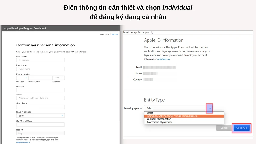 đăng ký tài khoản apple developer - Hình 1
