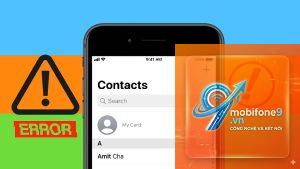 danh bạ iphone bị lỗi sau cập nhật