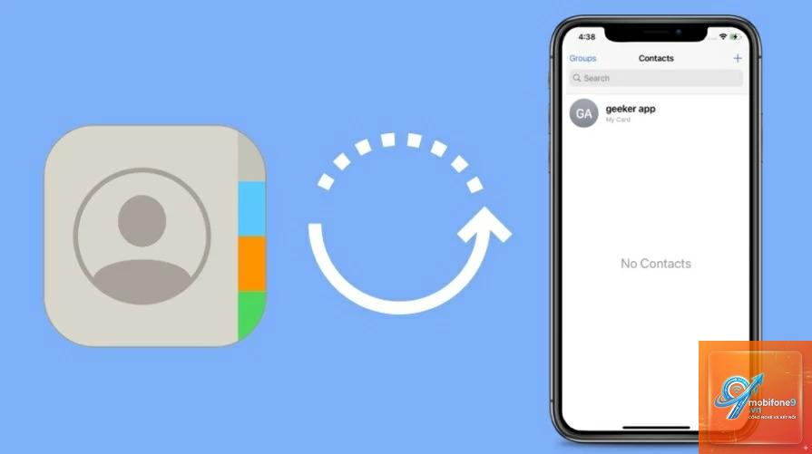 danh bạ iphone bị mất - Hình 2