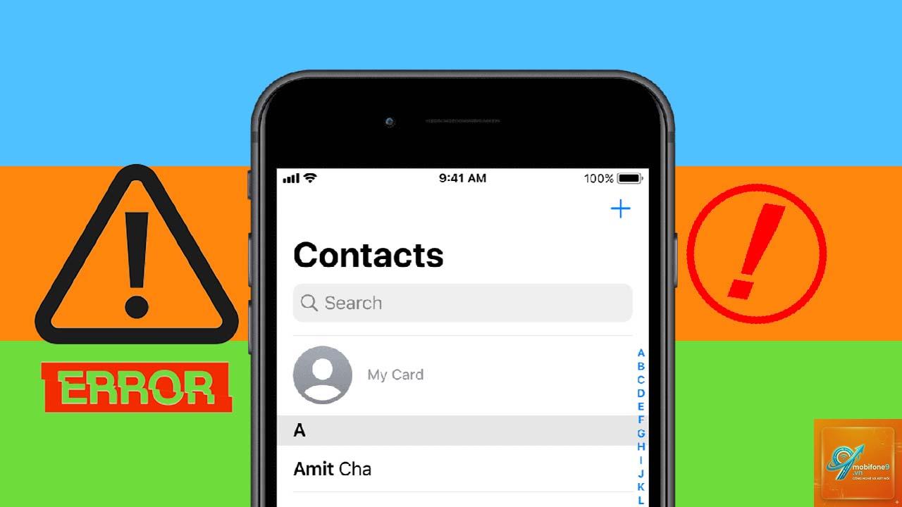 danh bạ iphone không cập nhật - Hình 1