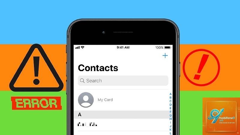 danh bạ iphone không hiển thị tên - Hình 2