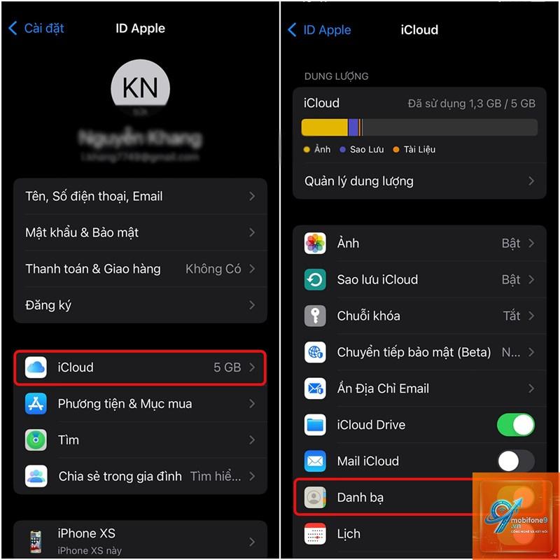 danh bạ iphone không lưu được - Hình 3