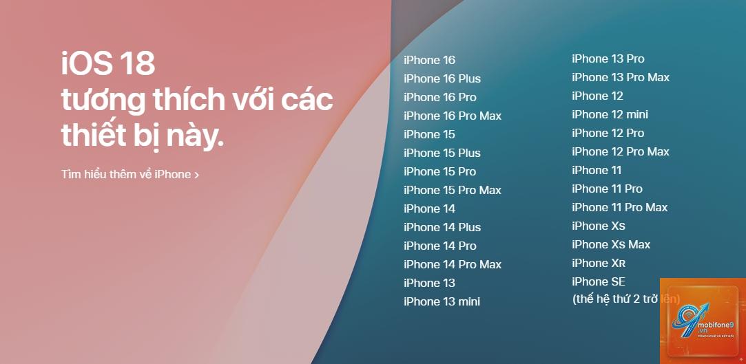 danh sách iphone lên ios 18 - Hình 4
