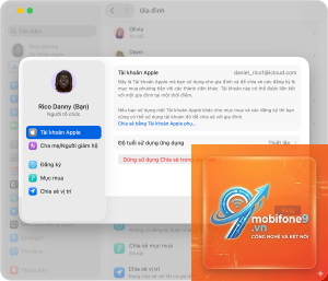 family sharing không chia sẻ icloud