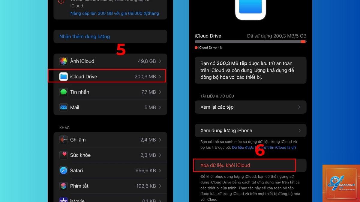files iphone không đồng bộ icloud drive - Hình 2