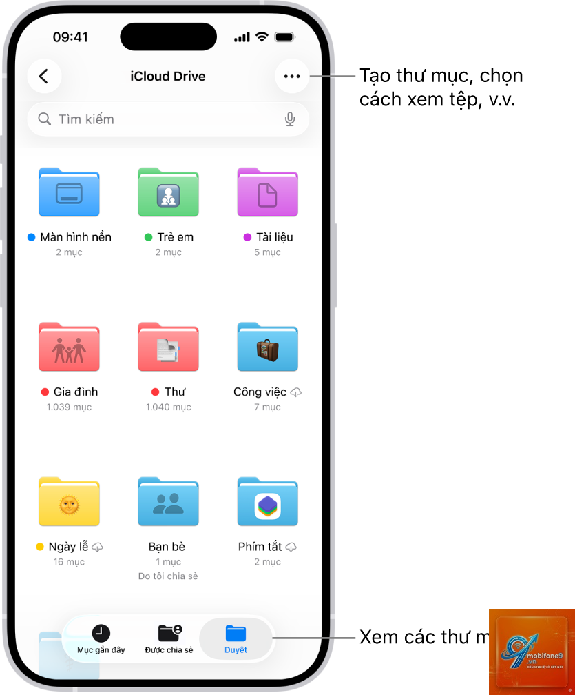 files iphone không hiển thị thư mục - Hình 2