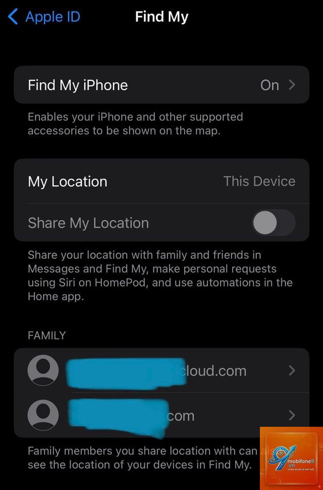 find my không chia sẻ vị trí - Hình 4