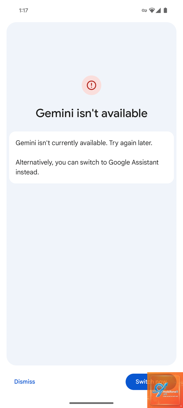 gemini bị lỗi sau cập nhật - Hình 1