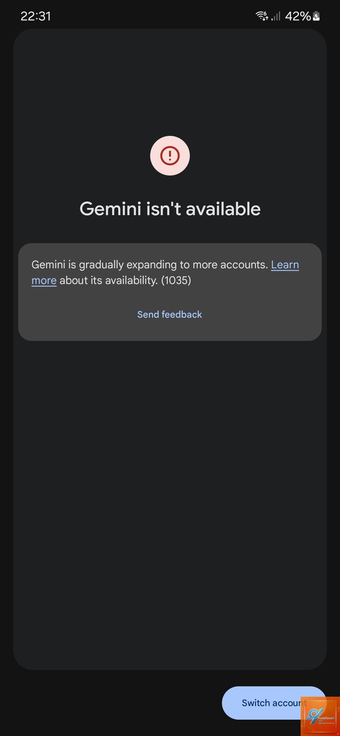 gemini bị lỗi sau cập nhật - Hình 3