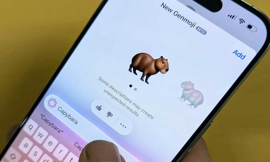 genmoji bị lỗi sau cập nhật - Hình 2