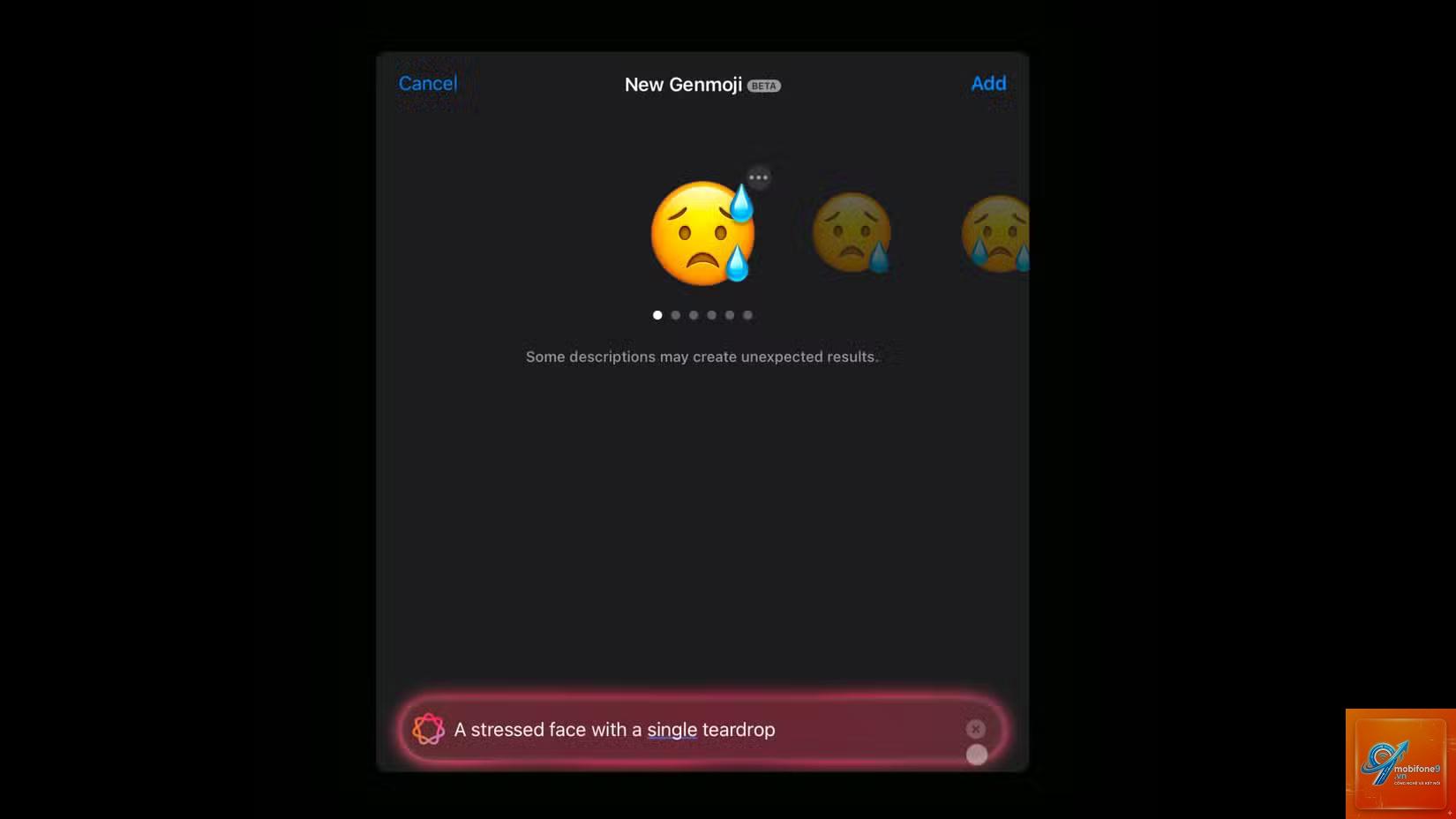 genmoji bị lỗi sau cập nhật - Hình 5