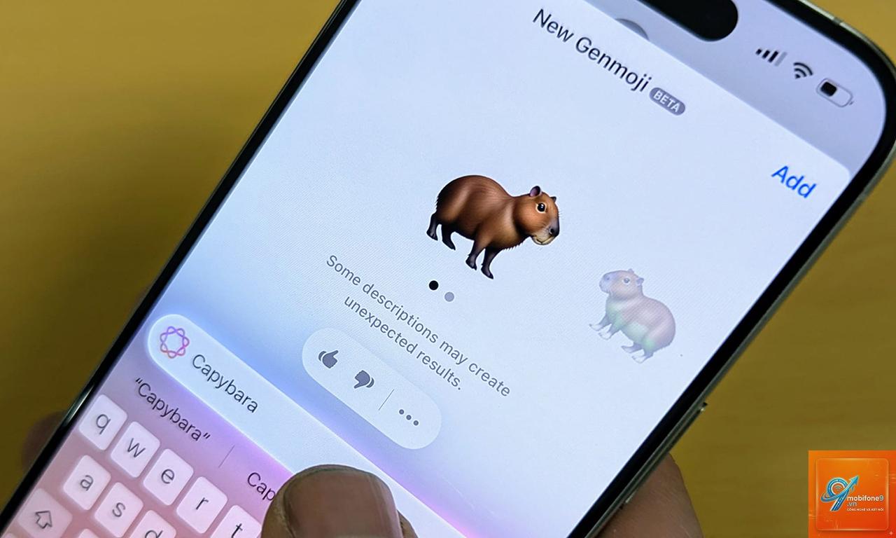 genmoji không xuất hiện - Hình 5