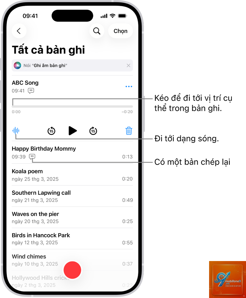 ghi âm iphone không phát được - Hình 5