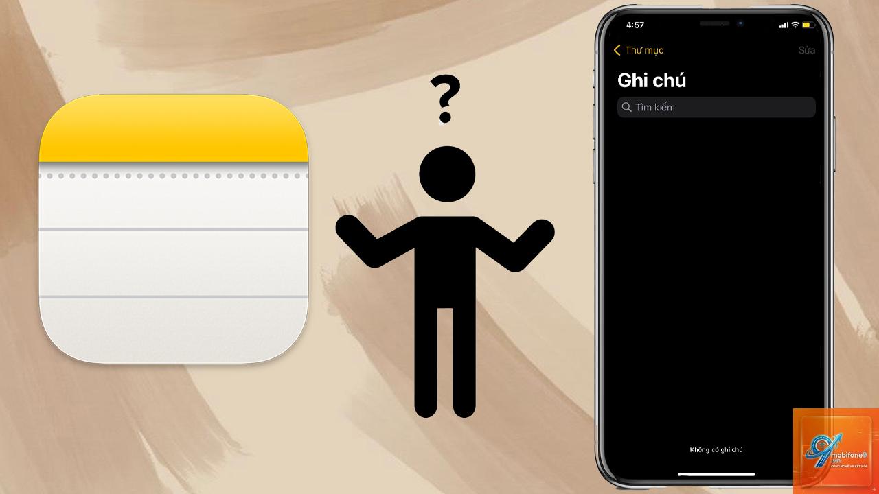 ghi chú iphone bị treo - Hình 1
