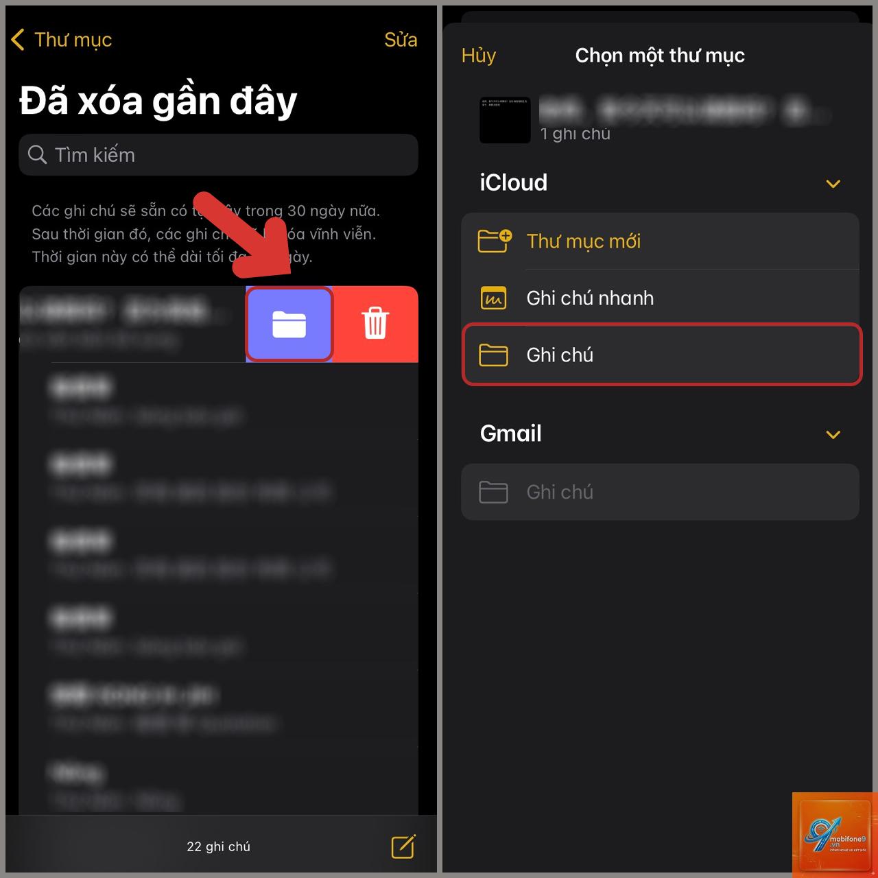 ghi chú iphone bị xóa - Hình 2